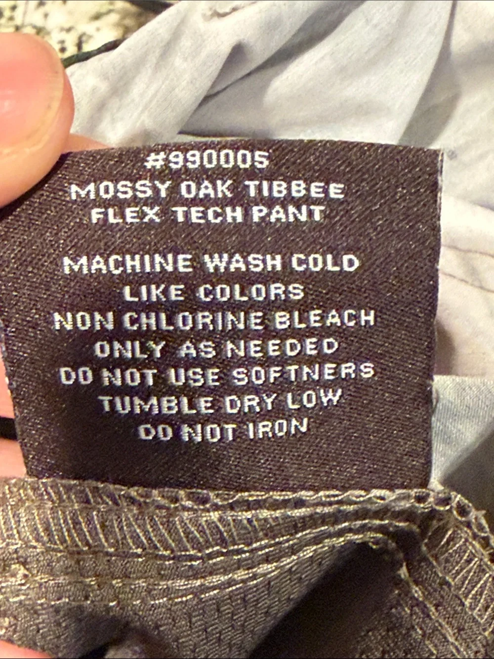 Mossy Oak Men's tibbee flex tech Camouflage Cargo Pants large
